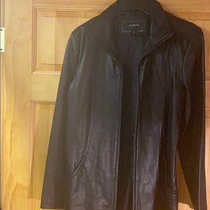 Colebrook blk leather jacket